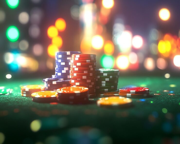 Caribbean Stud Poker table layout showing dealer position and player seats at minehut live studio